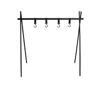 Giwnhvx Outdoor Cookware Hanging Rack Aluminum Alloy Foldable Camping Drying Rack Triangular Pot Pan Hanging Rack Small
