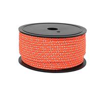 Giwnhvx Outdoor Tent Ropes Roll Reflective Ropes Canopy Windproof Ropes Fixed Ropes Binding Ropes Bold Reinforcement,Orange