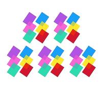 Giwnhvx Pack of 30 Colour Films Gel, Transparent Coloured Film, Heat for Lamps, Coloured Filter (30 x 21 cm)