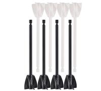 Giwnhvx Paint Mixer Drill Attachment for Drill Attachment for Concrete Mixers Reusable, 1/4 Hex Shank 8Piece