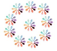 Giwnhvx Pastel Colorful Party Balloons 100 Pack 10 Inches Macaron Assorted Rainbow Balloons for Birthday Shower Party Decoration Easy to Use