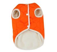 Giwnhvx Pet Clothes Autumn and Winter Dog Clothes Teddy Cat Pet Clothes Winter Peach Cotton-Padded Clothes Orange