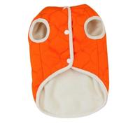 Giwnhvx Pet Clothes Autumn and Winter Dog Clothes Teddy Cat Pet Clothes Winter Pet Cotton Coat Orange