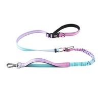 Giwnhvx Pet Dog Explosion-Proof Leash Pet Leash Waist Crossbody Free Hands Dog Leash Blue Pink Gradient