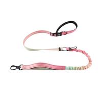 Giwnhvx Pet Dog Explosion-Proof Leash Pet Leash Waist Crossbody Free Hands Dog Leash Pink Green Gradient