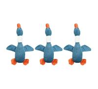 Giwnhvx Pet Toy Goose Dog Chew Sound Grinding Teeth Cleaner Dog Cat Pet Supplies Blue