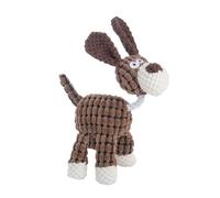 Giwnhvx Pet Toys, Donkey-Shaped Corduroy Chew Toys, Plush Teething Dog Toys, Pet Training Dog Accessories,B