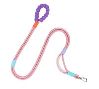 Giwnhvx Pet Traction Rope Multifunctional Adjustable Traction Rope Explosion-Proof Crossbody P Rope Pink