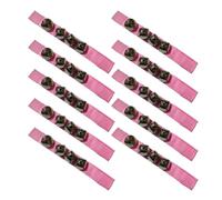 Giwnhvx Pink Orff Percussion Instrument, Hand Bell, Foot Bell, Hand Bell for Dance Performance Easy to Use