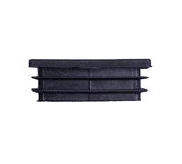 Giwnhvx Plastic Blanking End Cap Tubing Tube Inserts 25mmx50mm 200 Pcs Black