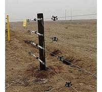 Giwnhvx Plastic Electronic Fence Wire Tensioner Livestock Electric Fence Wire Portable Tape Tighteners for Farm Accessories 48Pc