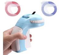 Giwnhvx Portable 3D Embossing Label Printer DIY Manual Label Printing 12965 Manual Typewriter Blue