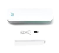 Giwnhvx Portable A4 Thermal Printer Inkless for Office Photo PDF Document Memo Stencil Printing White