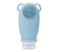 Giwnhvx Portable Silicone for Shampoo and Lotion Container with Cleansing Brush, E