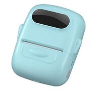 Giwnhvx Portable Thermal Printer Mini Printer with Stickers Printer for Small Business Home Office Green