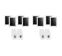Giwnhvx Print Kit for Dog Cats, 8 Inkless Print Pads, 16 Imprint Cards, Nose Print Stamp Pad for Dogs, Touch Footprint Kit