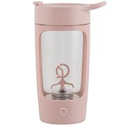 Giwnhvx Protein Powder Mixer Shaker Cup Electric Portable Bottle for Coffee Free with USB Rechargeable 1200Mah,Pink