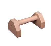 Giwnhvx Push-Up Stand Wood Pushup Bars Non-Slip Base Exercise Home Workout Equipment Handle Stands for Strength Training 25CM