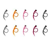 Giwnhvx Rainbow Highlighted Multi-Colour Hair Extension Hairpin Long Straight Hair Clip Trimmable for Hair False Hair