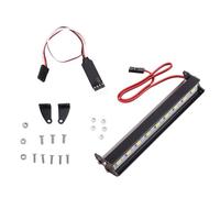 Giwnhvx RC Car Roof LED Light Bar Adjustable Mode for 1/10 Crawler SCX10 Wraith Capra TRX4 TRX6 CC01 115mm