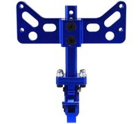 Giwnhvx Rear Bumper Tow Trailer Hook Metal Upgrade Parts Remote Control Toys for Axial SCX6 JLU 1/6 RC Crawler Car,Blue