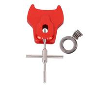 Giwnhvx Reel Bearing Remover Tool Spool Bearing Pin Remover Easy to Use Aluminum Alloy Spool Dismantling Fishing Device Red