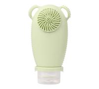 Giwnhvx Refillable Silicone Empty Bottle Containerfor Travel with Cleansing Brush, H