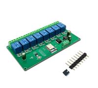 Giwnhvx Relay Module ESP-07 8 Way WiFi Module 5V/7-28V Power Supply ESP8266 Development Board Secondary Development Module