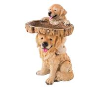 Giwnhvx Resin Sculpture Bird Feeders, Carved Resin Bird Bath,Outdoor Home Crafts Resin Yard Lawn Decorations Decor Sculpture B