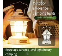 Giwnhvx Retro Lantern Outdoor Multi-Function Camping Tent Light Smart USB Charging Portable Lantern Home Camping Light A