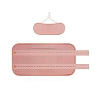 Giwnhvx Reusable Organic Pack Kit, Adjustable Elastic Strap Bamboo Cotton Machine Washable Anti Oil Leak (Pink)