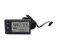 Giwnhvx S866 Electric Bike Display LCD Meter 24V 36V 48V Electric Scooter Control Panel with SM Plug Electric Bike LCD Display