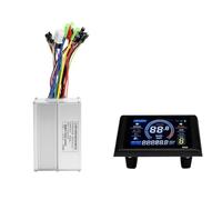 Giwnhvx S966 Electric Bike LCD Display Dashboard SM5+2PIN +20A 36V/48V Sine Wave Controller for Mountain Bike Modification Kit