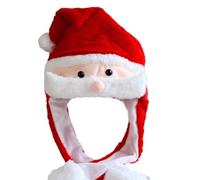 Giwnhvx Santa Claus Hat Headgear Headdress with Moving Ears