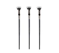 Giwnhvx Scalloped Lash Brush, Fan Brush for Lashes Eyelash Separator Tool, Eyelash Comb for Upper Lower Eye 3pcs