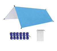 Giwnhvx Shade Tent Hammock Sun Shelter Shade Tent Tarp Awning Canopy for Outdoor Camping Hiking Backpacking Picnic