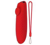Giwnhvx Silicone Protective Case Shock Proof Cover with Strap for Media Remote Controller Skin Red