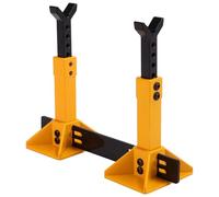 Giwnhvx Simulation Metal Height Adjustable Jack RC Car Holder Stand Decoration for 1/8 1/10 RC Crawler Axial SCX10 TRX4 D90 A