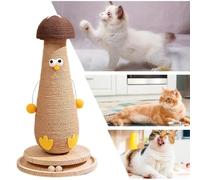 Giwnhvx Sisal Scratching Post Mushroom Protection Furniture for Cats Itching Facilities Cat Trees Toy Accessories Pet Products A