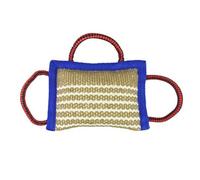 Giwnhvx Small Dog Training Bite & Pull Toy Puppy Interactive Pet Toy with 3 Handles Pet Supplies
