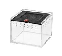 Giwnhvx Spider Enclosure Small Insect Breeding Box Prevent Escape Reptile Terrarium Insect Feeding Cage C