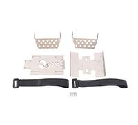Giwnhvx Stainless Steel Chassis Armor Chassis Protector Plate Skid Plate Battery Board for 1/10 RC Redcat GEN8 II