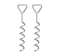 Giwnhvx Trampoline Stakes,Corkscrew Shape Trampoline Anchor Kit Steel Spiral Stakes,Ground Stake for Trampolines Tents Swing,A
