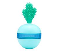 Giwnhvx Tumbler Leak Food Ball Leak Food Cactus Toy Leak Food Dispenser Puzzle Grinding Toy Pet Attract Dog Toys Blue