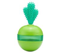 Giwnhvx Tumbler Leak Food Ball Leak Food Cactus Toy Leak Food Dispenser Puzzle Grinding Toy Pet Attract Dog Toys Green