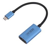 Giwnhvx Type-C Video Capture Card Audio Video Capture Card Game Live Collection Card -Compatible Capture Card 4K HD1080P