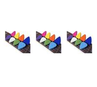 Giwnhvx Ukulele Picks Felt Picks/Plectrums for Ukulele and Guitar,24 Pieces Guitar Picks,Multi-Color