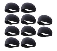 Giwnhvx Ultra-Thin Sweat-Absorbent Sports Headband, Breathable Sweat-Absorbent Elastic Headband, Sports Yoga Headband Black