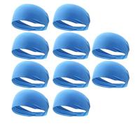Giwnhvx Ultra-Thin Sweat-Absorbent Sports Headband, Breathable Sweat-Absorbent Elastic Headband, Sports Yoga Headband Blue
