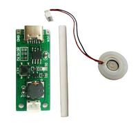 Giwnhvx USB Mini Humidifier DIY Kit DC 3.7-5.5V Type-C Mini Humidifier DIY Kit 330mA Home Ultrasonic Air Humidifier